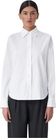Closed Cotton Chambray Shirt - Dames - Overhemden - Wit - M - Katoen - Overhemden