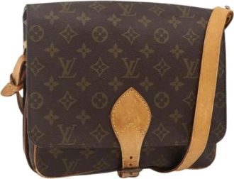 Louis Vuitton Pre-owned Cross Body Bags, female, Brown, Size: ONE SIZE Pre-owned Cartouchiere GM Shoulder Bag