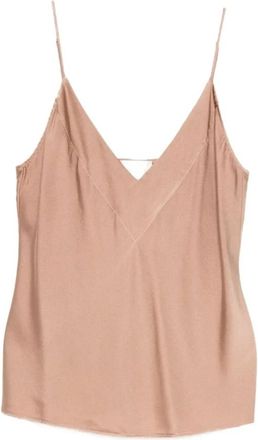 Forte_Forte Dames, Tops, Bruin, Maat: M Zijde