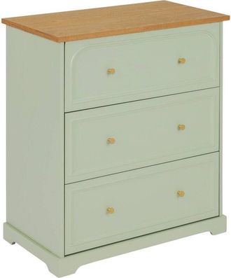 Atmosphera Ba&uacute;l De 3 Cajones Verde Celad&oacute;n Moh&eacute;a - Atmosphera Cr&eacute;ateur DInt&eacute;rieur