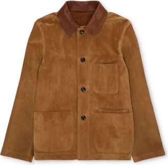 Fortela Montana Suede Leather Jacket in Camel at Nordstrom, Size 52 Eu