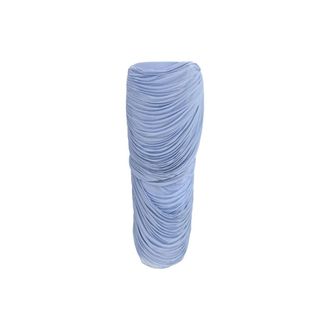Magda Butrym Geknoopte Midi Rok - Dames - Rokken - Blauw - Maat: XS Jersey