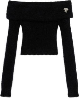 Blumarine Sweaters Blacks And Greys