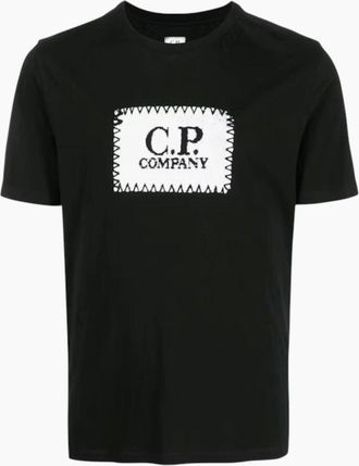 C.P. Company Mens C.P. Company 30/1 Black T-shirt - Size: 42