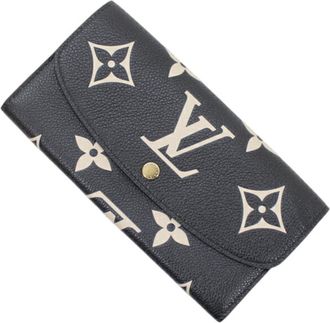 Louis Vuitton Beige Black Monogram Monogram Empreinte Wallet (Bi-Fold) (Pre-Owned)