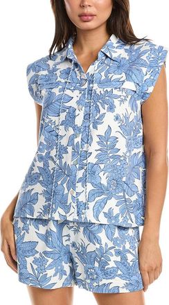 Fate Fate Linen-Blend Top