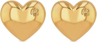 Anine Bing Orecchini Heart - Oro