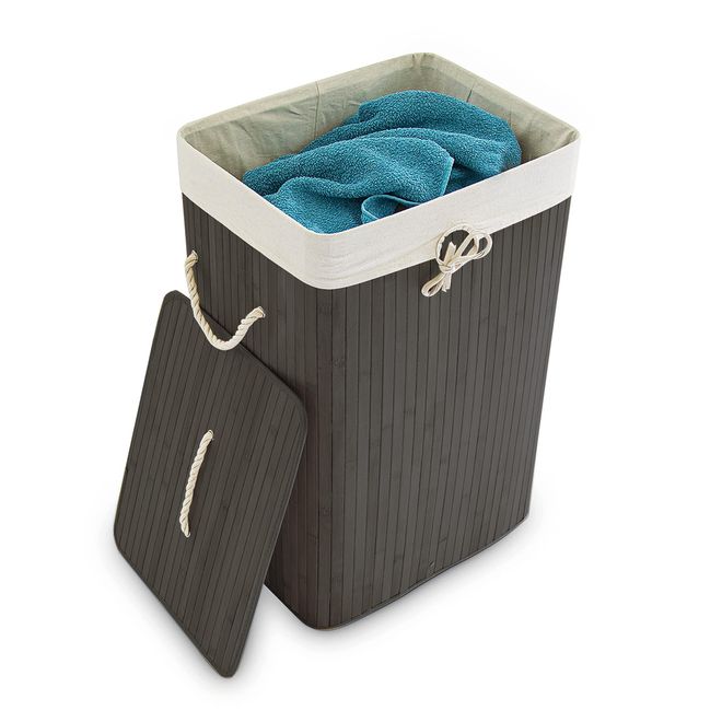 Relaxdays Wschekorb Bambus, mit Deckel, rechteckig, XL, 83 L, faltbarer  Wschesammler, HBT 65,5 x 43,5 x 33,5 cm, braun ab 24,99  - auf Stylight