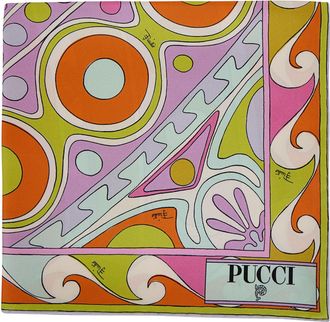 Emilio Pucci Foulard 90X90 Silk Twill
