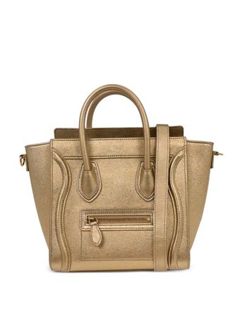Celine 2018 nano Luggage tote bag - Goud