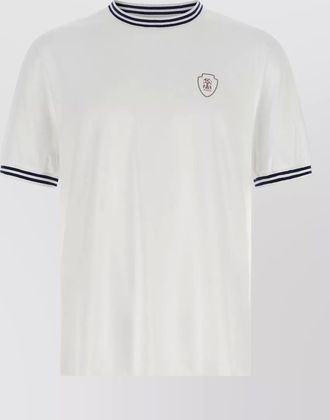 Brunello Cucinelli solomeo coat of arms cotton t-shirt