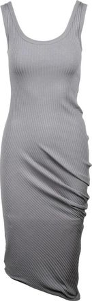 Dries Van Noten Dames, Jurken, Grijs, Maat: XS Katoen