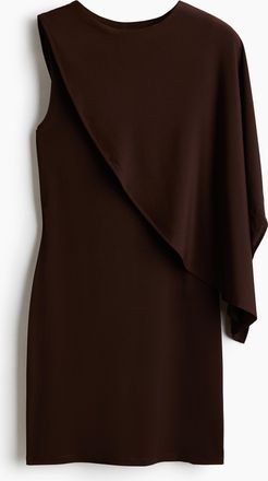 H&M Minikleid mit Capedetail - Brown