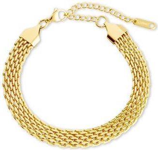 Sterling Forever Larken Chain Link Bracelet in Gold at Nordstrom Rack