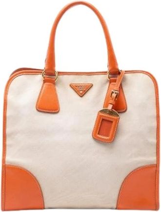 Prada Borsa a mano vintage pre-owned - - Pre-owned - Donna - Beige - ONE SIZE