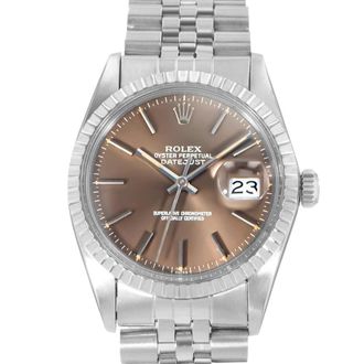 Rolex Pre-owned Rolex Datejust 36 Automatic Chronometer Grey Dial Mens Watch 16030