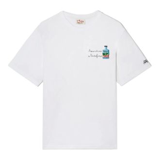 MC2 Saint Barth T-Shirts, male, White, Size: XL Portofino T-Shirt