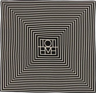 Toteme Signature Monogram Silk Scarf