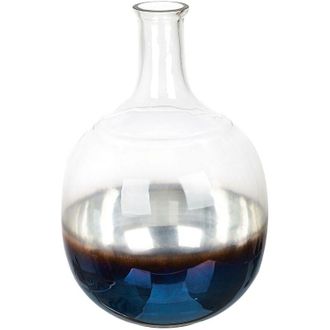 Beliani Flower Vase RAZALA Glass 34 cm Multicolour