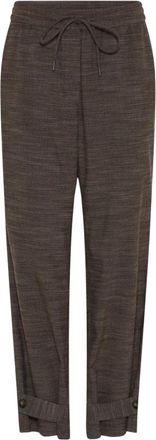 Gustav Geknipte broek - Dames - Vrijetijds broeken - Bruin - S - Broeken