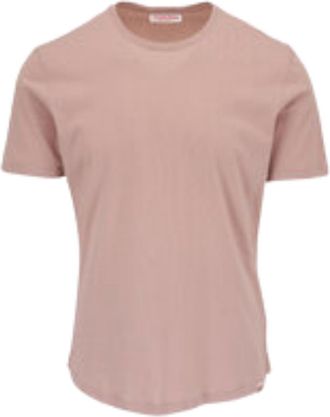 Orlebar Brown Mens Cotton Silk Plus Tee In Seashell Pink