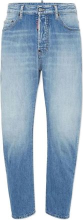 Dsquared2 Bro Jeans - Heren - Regular Fit Jeans - Blauw - S - Katoen - Jeans