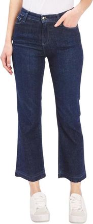 Gas Jeans - Dames - Cropped Jeans - Blauw - W24 - Katoen - Jeans