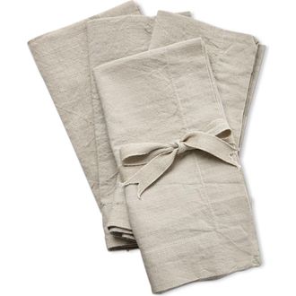 Tag Threads Slub Napkin Set of 4 in Brown at Nordstrom