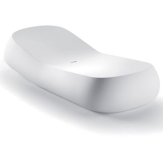 Plust Lettino prendisole con ruote piscina hotel giardino design Gumball L1
