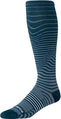 New Balance Unisex Pro Run OTC Socks 1 Pair in Green Nylon, size X-Large