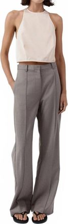 St.Agni Oupa Pintuck Pants In Doe