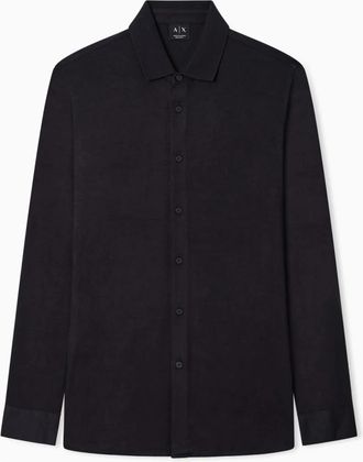 A|X Armani Exchange Casual Overhemd - Heren - Casual Overhemden - Blauw - M - Overhemden