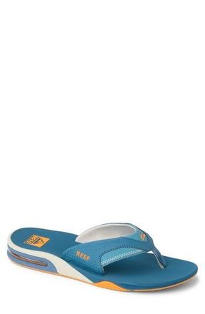 Reef Fanning Flip Flop in Steel Blue/Marigold at Nordstrom Rack, Size 7