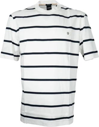 HUGO BOSS C-Taut 01 T-shirt - Heren - T-shirts - Wit - M - Katoen - Tops