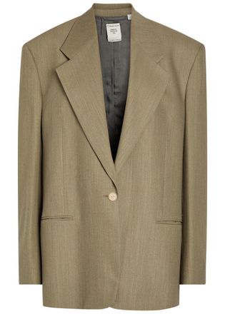 Calvin Klein Avery Wool-blend Blazer - Light Brown - 44 (UK12 / M)