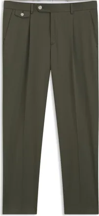 BOSS Tapered-fit pants in a cotton blend