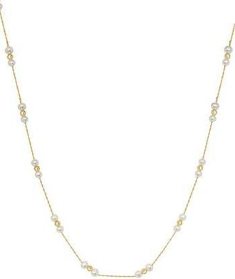 Effy Freshwater Pearl Necklace in Gold/Pearl at Nordstrom Rack, Size 18