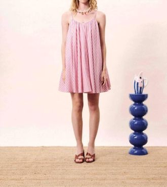 FRNCH Poroa Mini Dress In Rose