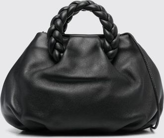 Hereu Borsa mini Bombon in pelle di agnello con manici intrecciati e tracolla