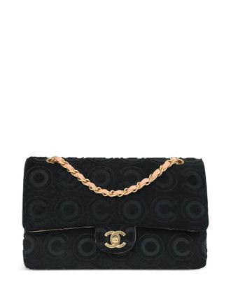 Chanel 2002-2003 medium Classic Double Flap shoulder bag - Black