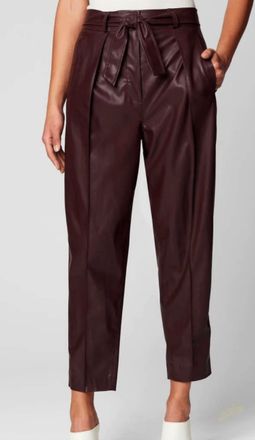 Blank NYC Faux Leather Pants In Grape Shake
