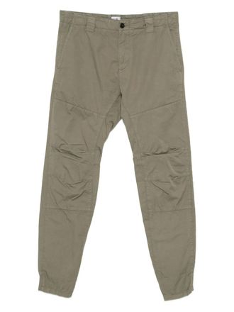 C.P. Company panelled trousers - men - Cotton - 46 - Green