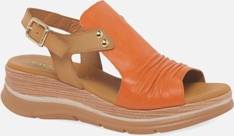 Paula Urban Womens Riviera II Womens Sandals - Brown - Size: 3