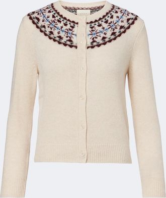 D&ocirc;en D&ocirc;en Cardigan Olympe in cashmere Fair Isle