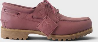 Timberland Mens Highsnobiety 3-Eye Lug Boat Shoe Full Grain Dark Red - Size: 11.5