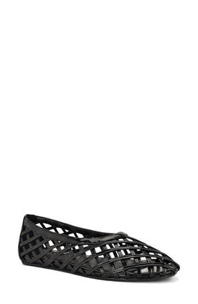 Nine West Dippy Woven Flat in Black at Nordstrom, Size 5.5
