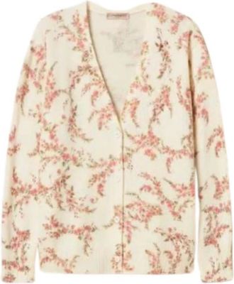 Twinset Gebreide Cardigan - Dames - Vesten - Veelkleurig - XS - Truien & Vesten