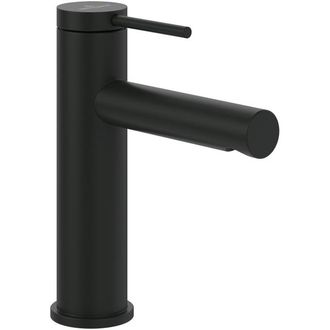 Villeroy & Boch Loop & Friends Eengreeps wastafelkraan - met trekstang-afvoergarnituur - mat zwart
