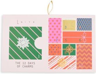 Leith The 12 Days of Charms Advent Calendar Bracelet Set in Bestie- Pink Multi- Gold at Nordstrom Rack