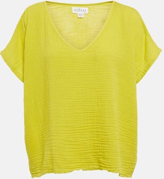 Velvet Elsa cotton gauze top